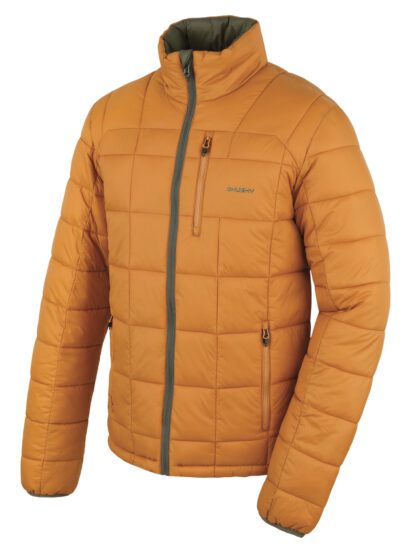 Husky Pánská plněná oboustranná bunda Nodiq M mustard/khaki Velikost: S