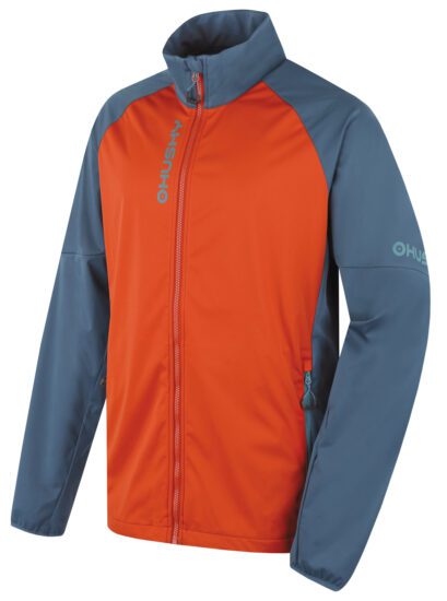 Husky Pánská softshell bunda Suli M turquoise/brown Velikost: S