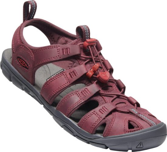 Keen CLEARWATER CNX LEATHER WOMEN wine/red dahlia Velikost: 37