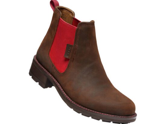 Keen OREGON CITY CHELSEA W snuff/tibetan red Velikost: 41 191190653852