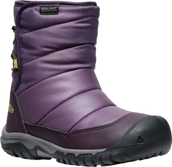 Keen PUFFRIDER WP YOUTH black plum/daiquiri green Velikost: 35 195208508325