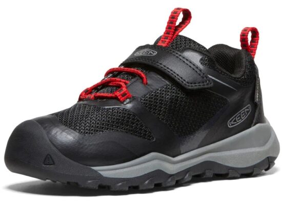 Keen WANDURO LOW WP CHILDREN black/ribbon red Velikost: 25/26