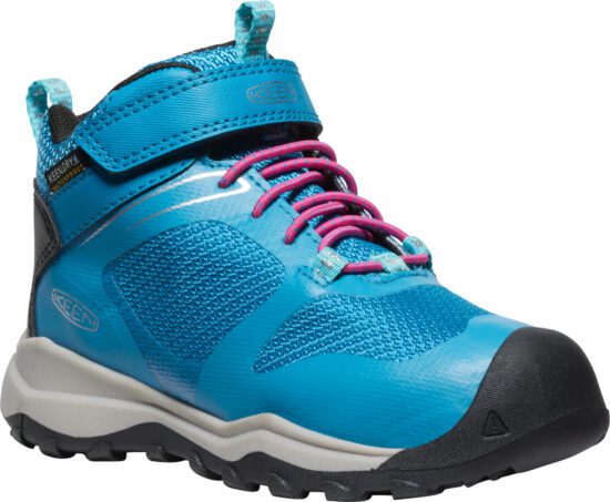 Keen WANDURO MID WP CHILDREN fjord blue/fuchsia purple Velikost: 31