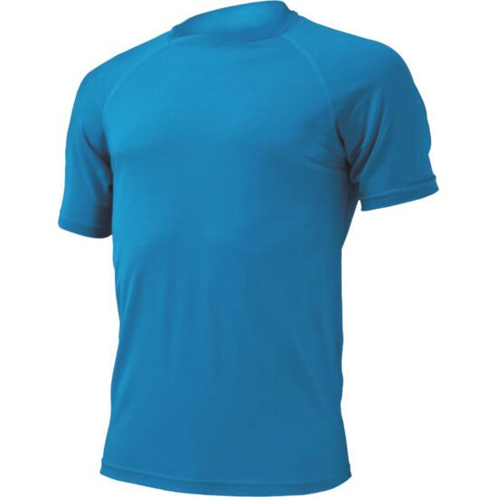 LASTING pánské merino triko QUIDO modré Velikost: XL
