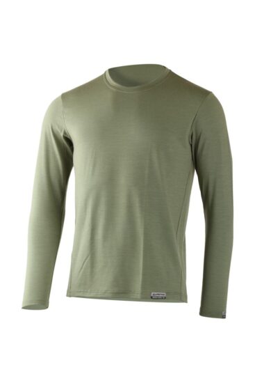 Lasting ALAN 6666 zelené pánské merino triko Velikost: XL
