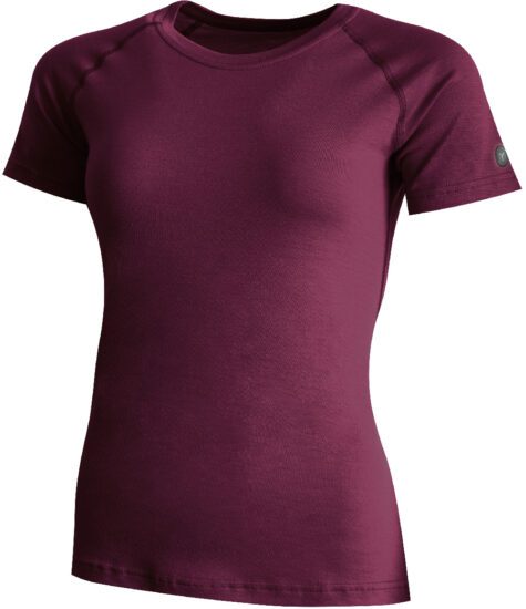 Lasting ALEA 3838 vínové dámské merino triko Velikost: 2XL