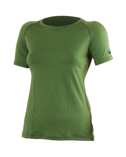 Lasting ALEA 6060 zelené dámské merino triko Velikost: XL