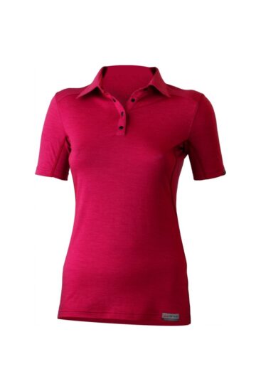 Lasting ALISA 4747 růžová dámská merino polo košile Velikost: L