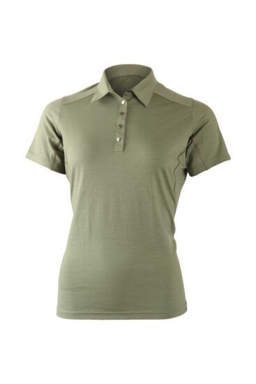 Lasting ALISA 6666 zelená dámská merino polo košile Velikost: XL