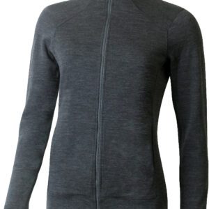 Lasting ALMA 8160 šedá dámská merino mikina Velikost: XS