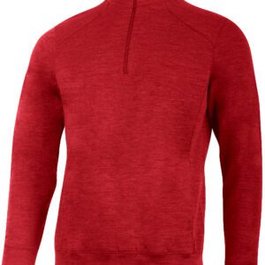 Lasting AMIR 3636 červená pánská merino mikina Velikost: XL