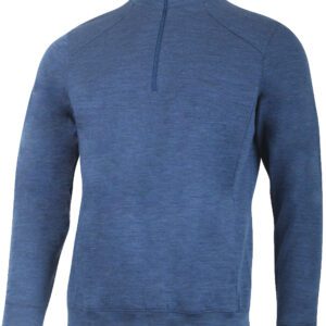 Lasting AMIR 5252 modrá pánská merino mikina Velikost: XL
