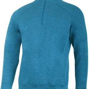Lasting AMIR 5858 modrá pánská merino mikina Velikost: 2XL