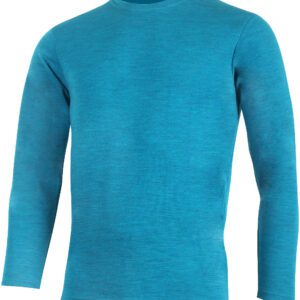 Lasting ANDRES 5858 modrá pánská merino mikina Velikost: L