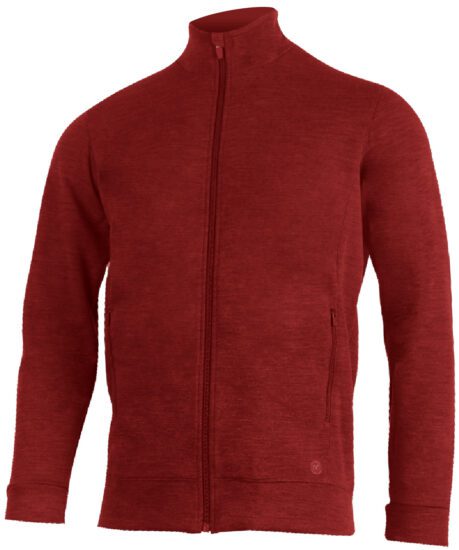 Lasting ARTUR 3636 červená pánská merino mikina Velikost: L