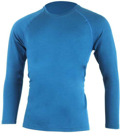 Lasting ATAR 5454 modré pánské merino triko Velikost: XL 8596445228809