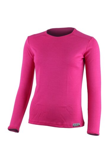 Lasting BELA 3434 růžová dámská merino mikina Velikost: XL