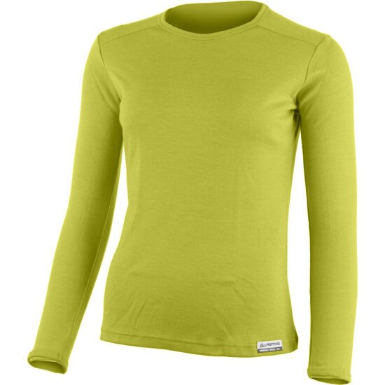 Lasting BELA 6969 zelená dámská merino mikina Velikost: S