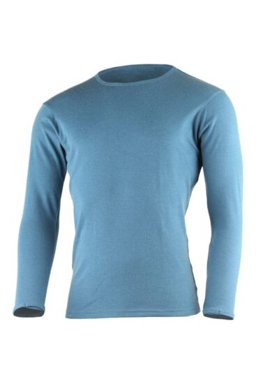 Lasting BELO 5454 modrá pánská merino mikina Velikost: XL