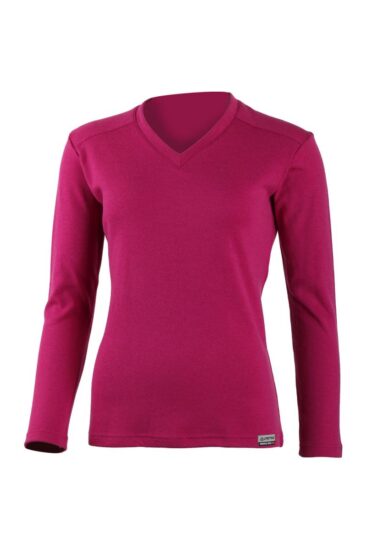 Lasting BEVA 4545 růžová dámská merino mikina Velikost: XL 8596445011821