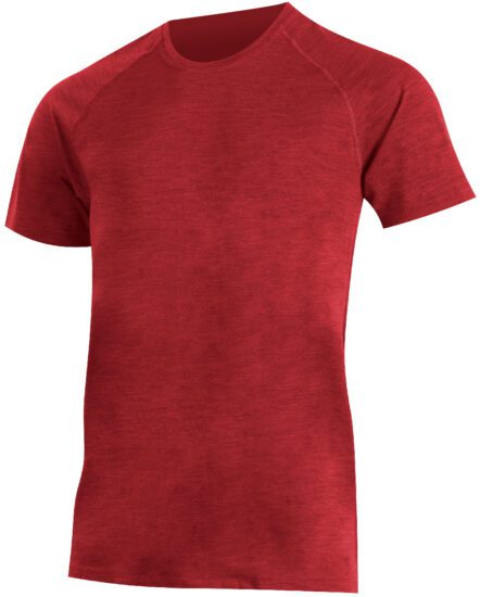 Lasting CARLOS 3636 červené pánské merino triko Velikost: 2XL