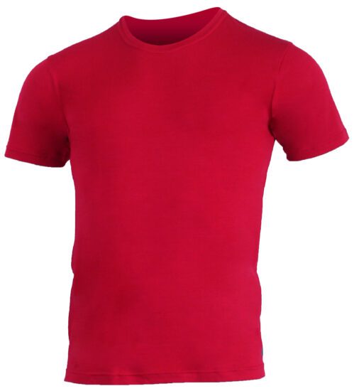 Lasting CHUAN 3636 červené pánské merino triko Velikost: XL