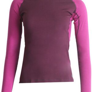 Lasting DITA 3846 vínová dámské merino triko Velikost: L