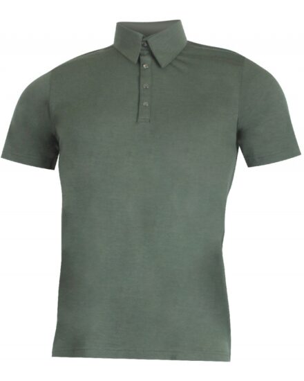 Lasting ELIOT 6262 zelená pánská merino polo košile Velikost: 3XL 8595067822563