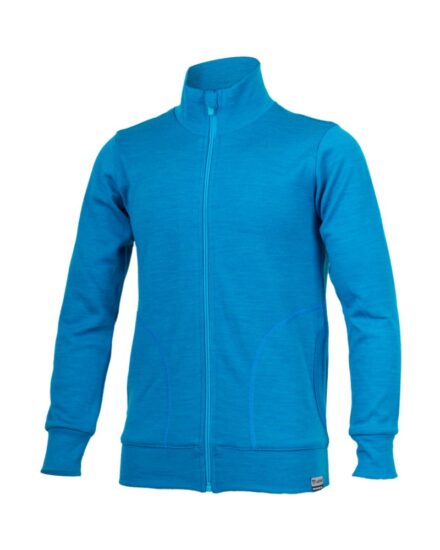 Lasting FERO 5151 modrá dětská merino mikina Velikost: 110 8595067906508