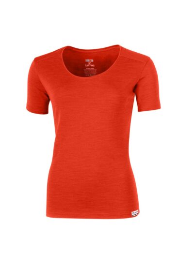 Lasting IRENA 2160 oranžové dámské merino triko Velikost: XL