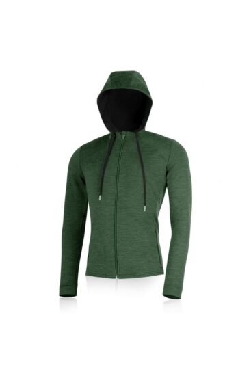 Lasting KARMIN 6169 zelená pánská merino mikina Velikost: XL