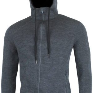Lasting KARMIN 8169 šedá pánská merino mikina Velikost: L