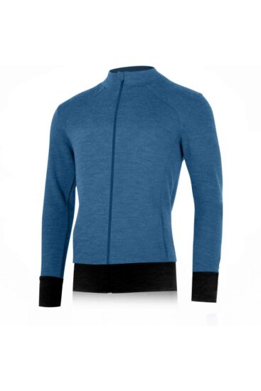 Lasting LARMIN 5169 modrá pánská merino mikina Velikost: XL