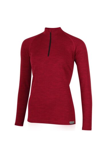 Lasting LAURA 3169 červená dámská merino mikina Velikost: L