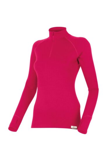 Lasting LAURA 4747 růžová dámská merino mikina Velikost: XL