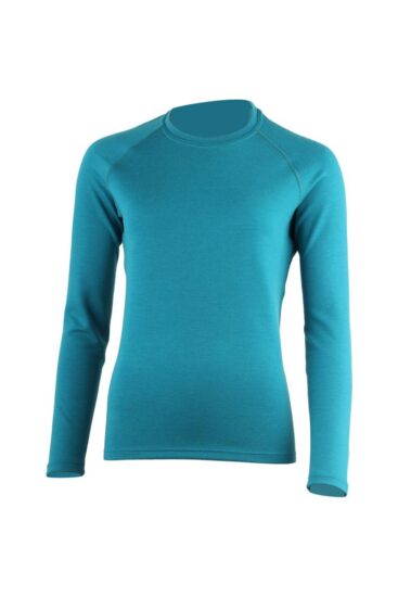 Lasting LENA 5858 dámská merino mikina modrá Velikost: S 8595067830834