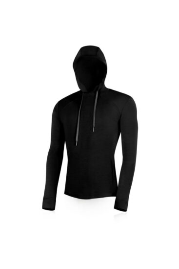 Lasting LERICH 9099 černá pánská merino mikina Velikost: M 8595067902432
