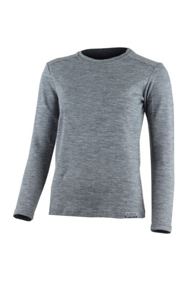 Lasting LOTA 8484 šedá dámská merino mikina Velikost: XL