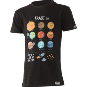Lasting LUNA 9090 černá dětské merino triko Velikost: 100