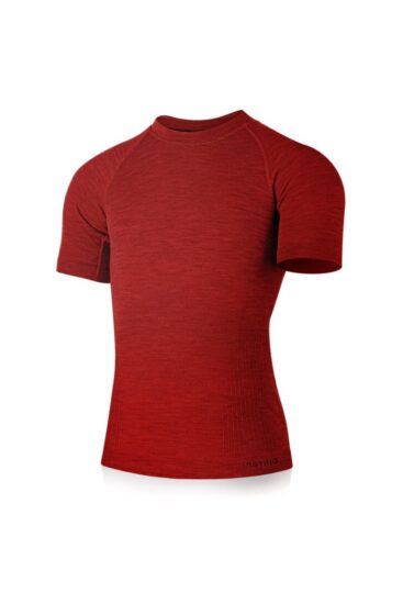 Lasting MABEL 3160 červené pánské merino triko Velikost: S/M