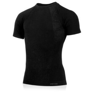 Lasting MABEL 9090 černé pánské merino triko Velikost: 2XL/3XL 8596445035728