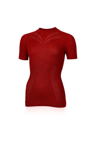 Lasting MALBA 3160 červené dámské merino triko Velikost: S/M 8596445035742