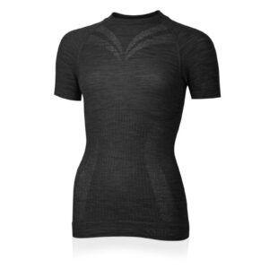 Lasting MALBA 8160 šedé dámské merino triko Velikost: S/M