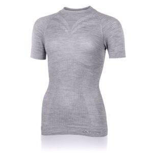 Lasting MALBA 8440 šedé dámské merino triko Velikost: S/M