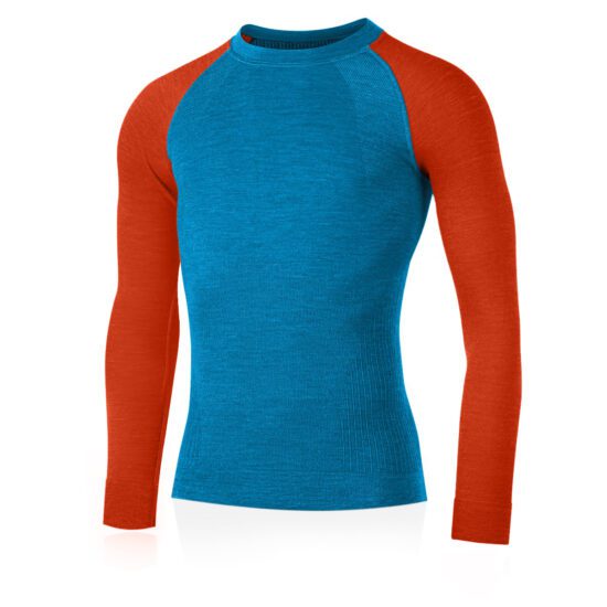 Lasting MAPOL 5121 modré pánské merino triko Velikost: L/XL