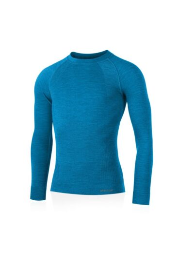Lasting MAPOL 5150 modré pánské merino triko Velikost: L/XL