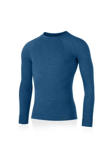 Lasting MAPOL 5160 modré pánské merino triko Velikost: L/XL