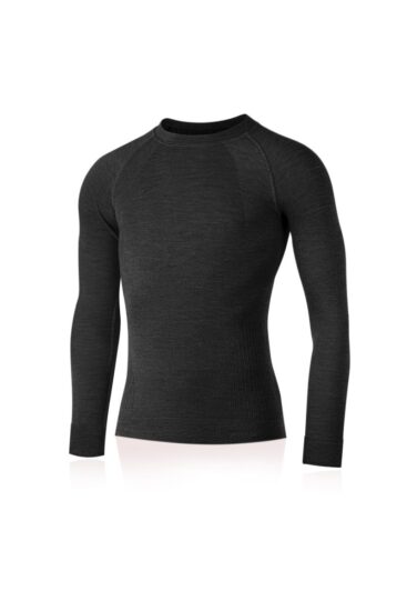 Lasting MAPOL 8160 šedé pánské merino triko Velikost: S/M