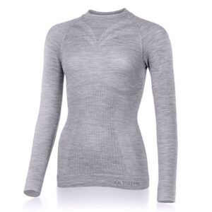 Lasting MATALA 8440 šedé dámské merino triko Velikost: S/M