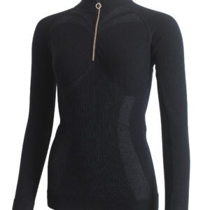 Lasting MAZALA 9090 černé dámské merino triko Velikost: XS
